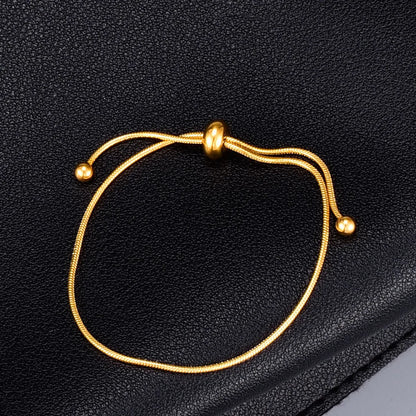 Gooddiy Simple Titanium Steel Drawstring Short Bracelet Wholesale Jewelry