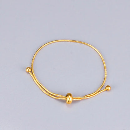 Gooddiy Simple Titanium Steel Drawstring Short Bracelet Wholesale Jewelry