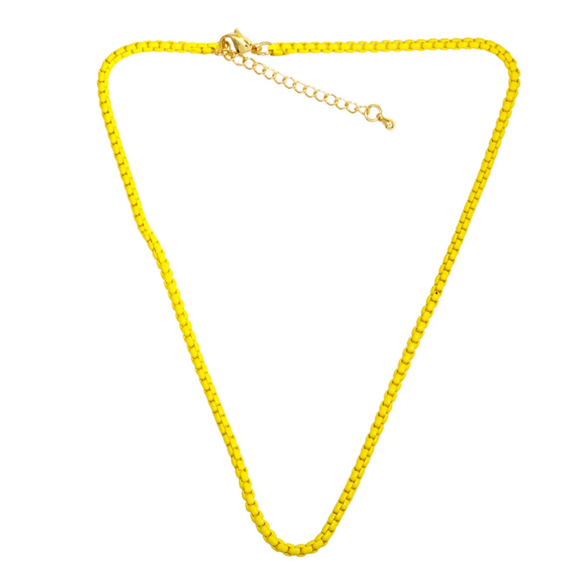 Gooddiy Wholesale Jewelry Bohemian Simple Candy Color Clavicle Chain