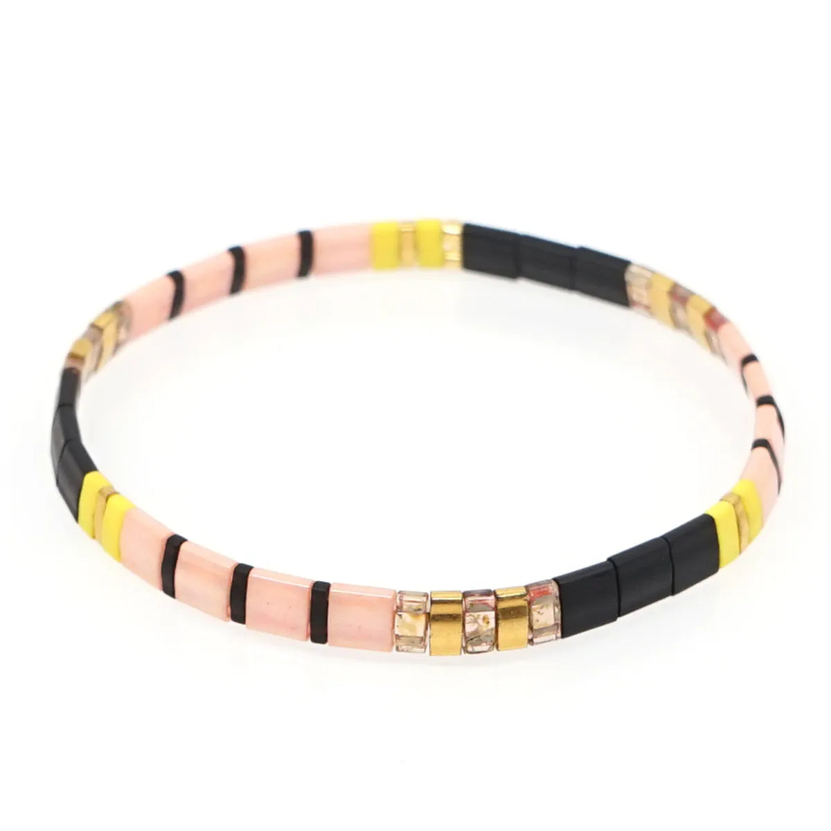 Nihaojewelry Wholesale Jewelry Fashion Woven Beaded Multi-Layered Colorful Bracelet