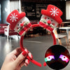 Nordic Style Cute Christmas Christmas Tree Santa Claus Antlers Flannel Hair Band