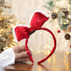 Nordic Style Cute Christmas Christmas Tree Santa Claus Antlers Flannel Hair Band