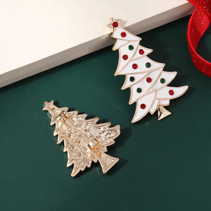 Nordic Style Cute IG Style Christmas Hat Christmas Tree Christmas Socks Alloy Enamel Unisex Brooches