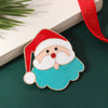 Nordic Style Cute IG Style Christmas Hat Christmas Tree Christmas Socks Alloy Enamel Unisex Brooches