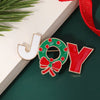 Nordic Style Cute IG Style Christmas Hat Christmas Tree Christmas Socks Alloy Enamel Unisex Brooches