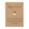 Nordic Style Simple Style Christmas Tree Santa Claus Snowman Alloy Wholesale Pendant Necklace