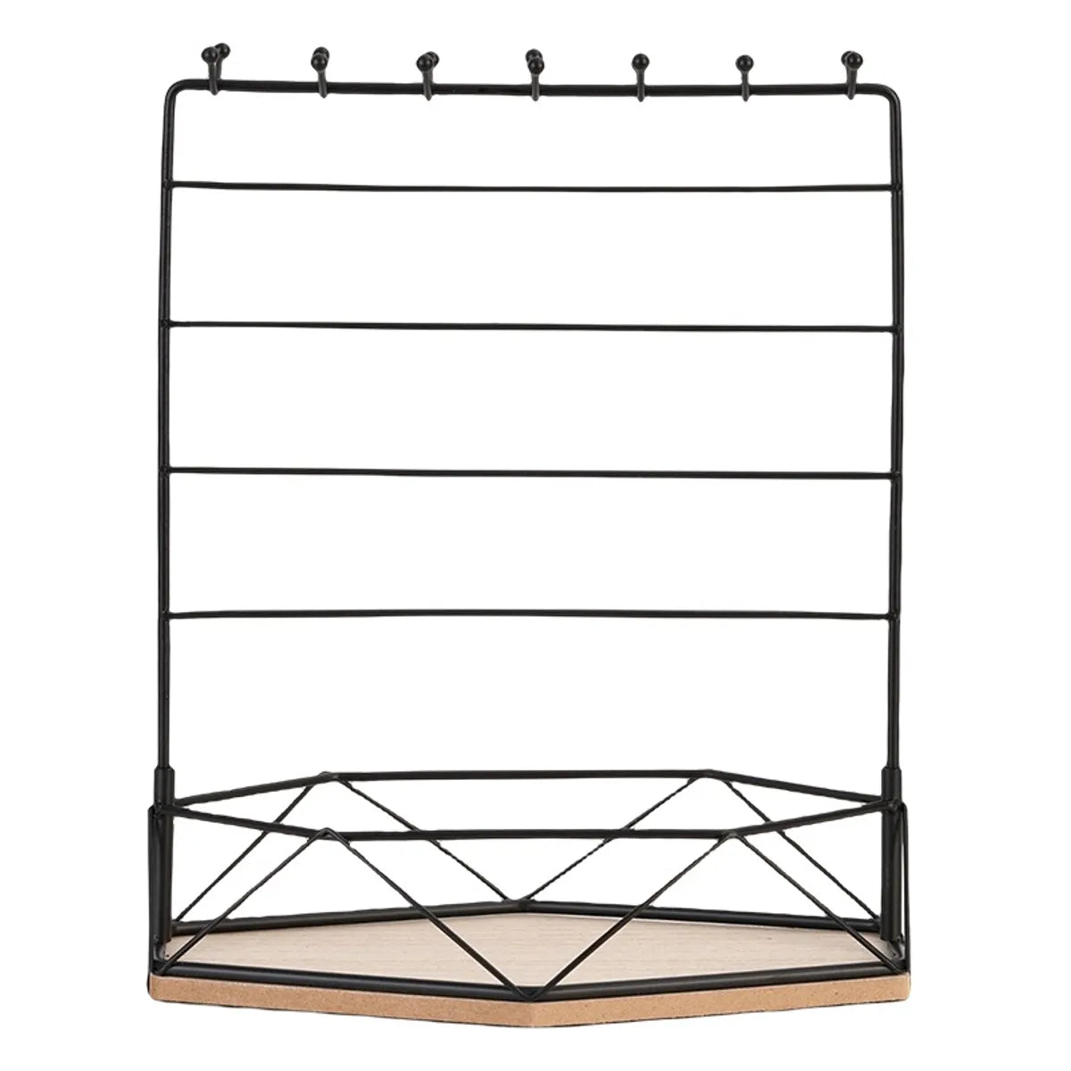 Nordic Style Square Metal Iron Jewelry Rack