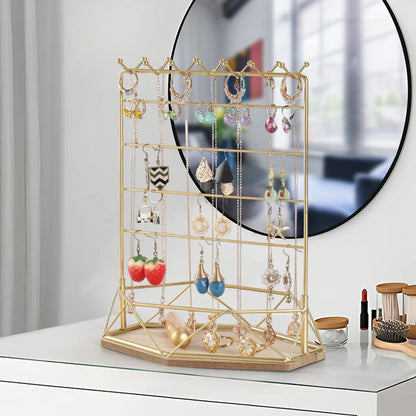 Nordic Style Square Metal Iron Jewelry Rack