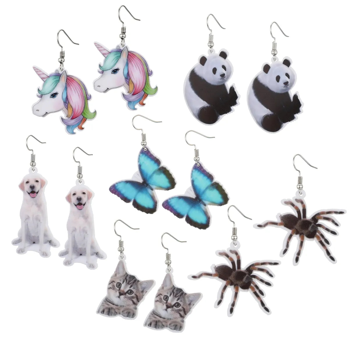 Wholesale Jewelry 1 Pair Novelty Animal Arylic Drop Earrings