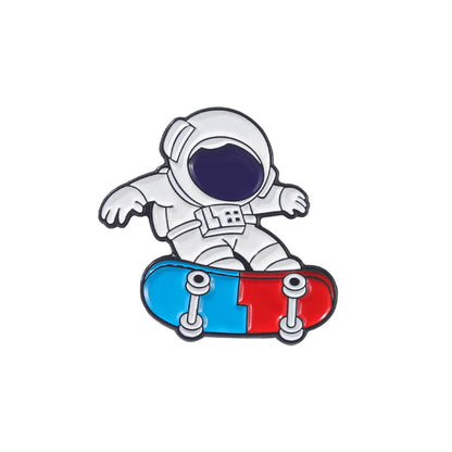 Novelty Animal Astronaut Alloy Plating Unisex Brooches