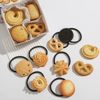 Novelty Cookies Plastic Hair Clip