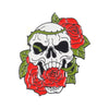 Novelty Flower Skull Alloy Stoving Varnish Metal Brooches