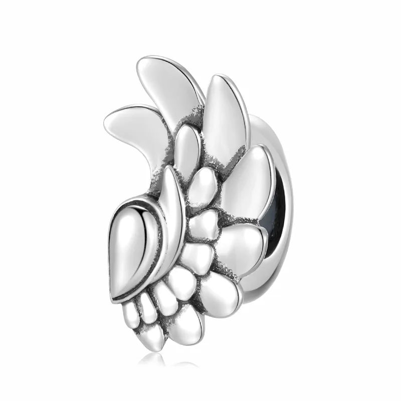 Novelty Footprint Bee Sterling Silver Inlay Zircon Jewelry Accessories