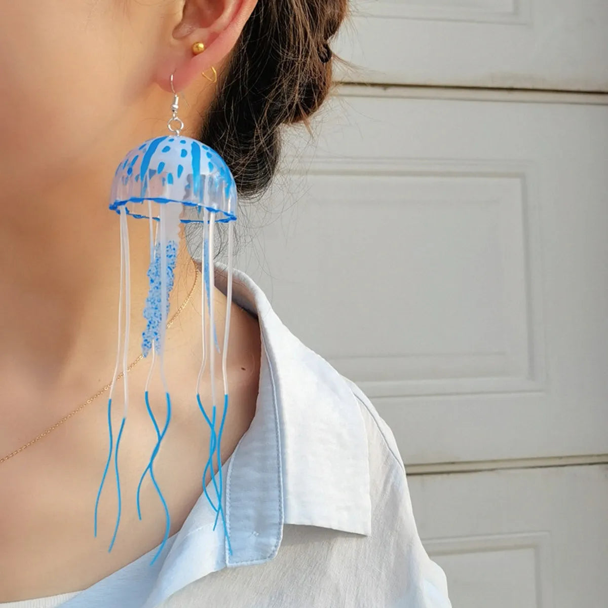 Novelty Geometric Tassel Silica Gel Earrings