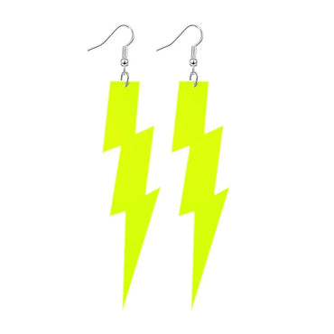 Novelty Lightning Arylic Women'S Drop Earrings 1 Pair