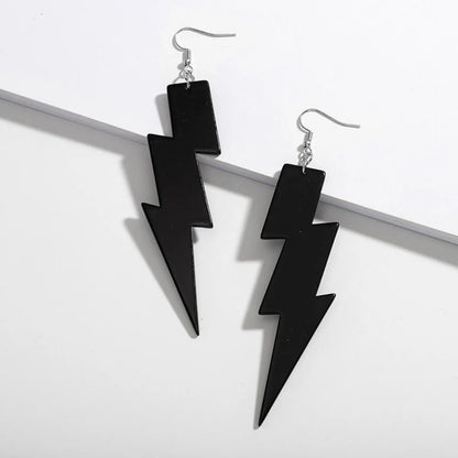 Novelty Lightning Arylic Women'S Drop Earrings 1 Pair