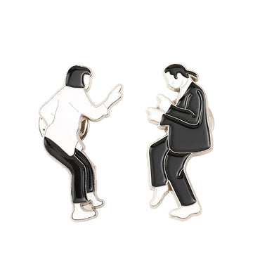 Novelty Printing Metal Plating Unisex Brooches