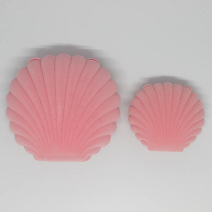 Novelty Shell Flannel Jewelry Boxes