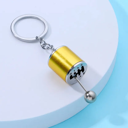 Novelty Solid Color Alloy Plating Bag Pendant Keychain