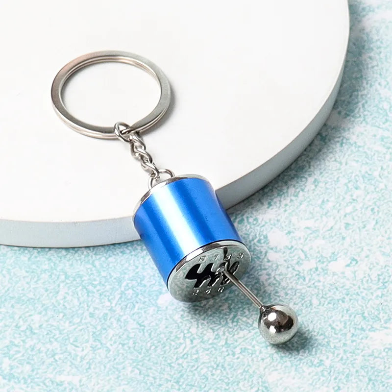 Novelty Solid Color Alloy Plating Bag Pendant Keychain