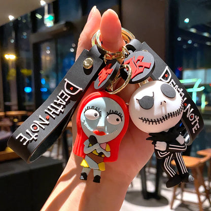 Novelty Streetwear Halloween Pattern Metal Halloween Unisex Bag Pendant Keychain