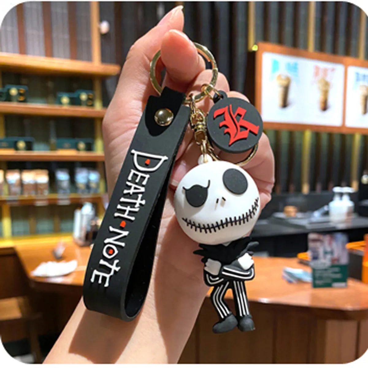 Novelty Streetwear Halloween Pattern Metal Halloween Unisex Bag Pendant Keychain