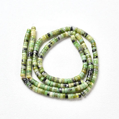 1 Strand/Package Hole 1~1.9mm Natural Stone Serpentine Irregular Simple Polished Beads