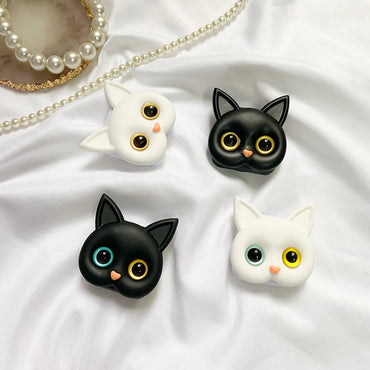 Original Adhesive Portable Make-Up Mirror Selfie Ring Ins Style 3d Cute Cat Mobile Phone Airbag Bracket