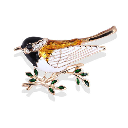 Original Design Animal Alloy Gold Plated Silver Plated Rhinestones Kid'S Brooches