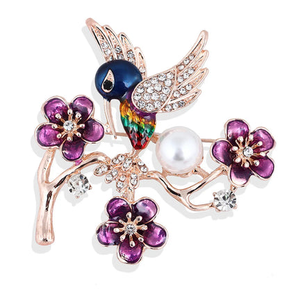 Original Design Animal Alloy Gold Plated Silver Plated Rhinestones Kid'S Brooches