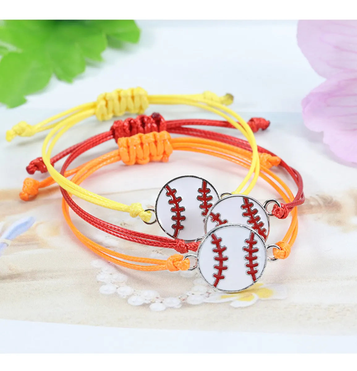 Original Design Ball Alloy Enamel Unisex Bracelets