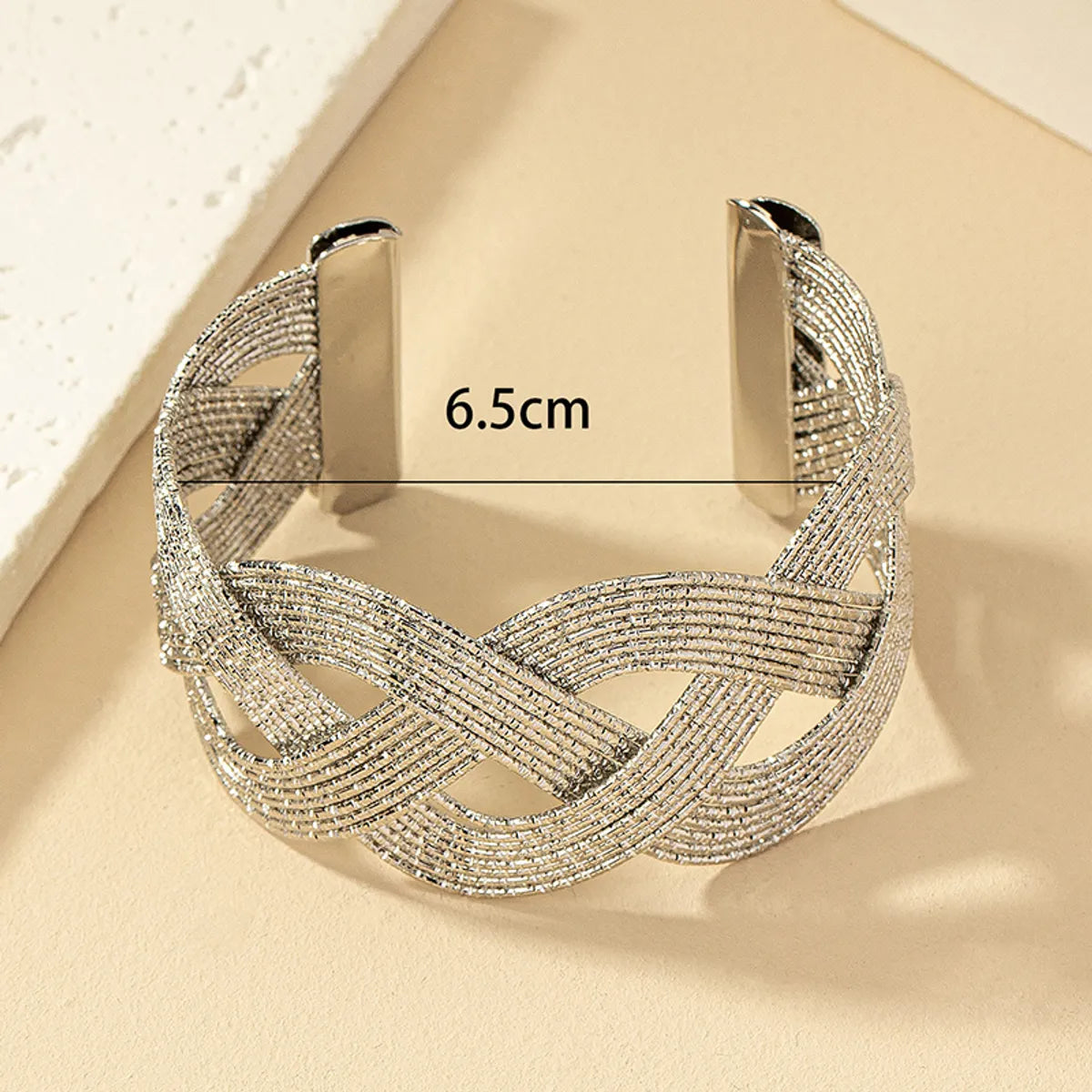 Original Design Exaggerated Punk C Shape Alloy Plating Women's Bangle