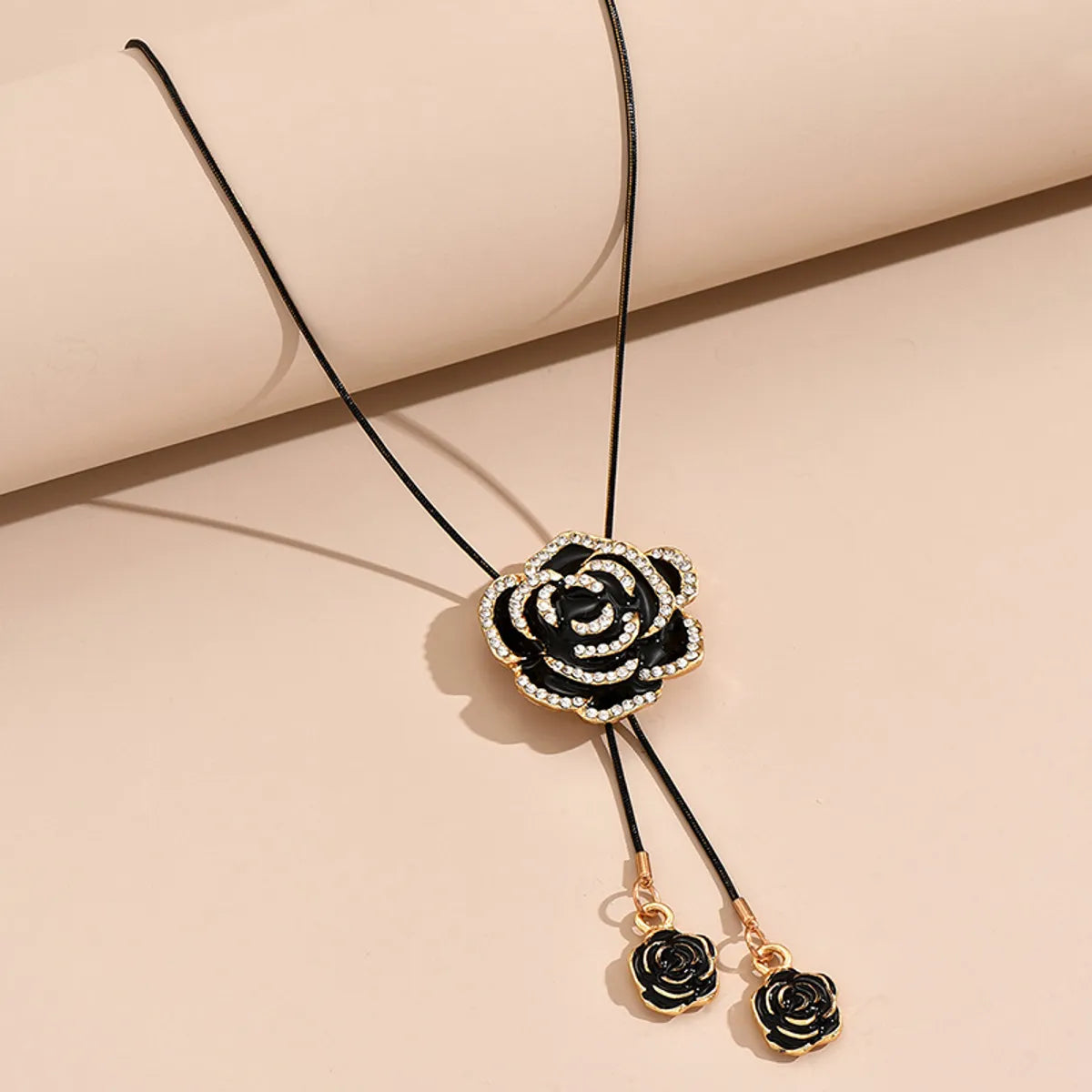 Original Design Flower Alloy Plating Women's Long Necklace