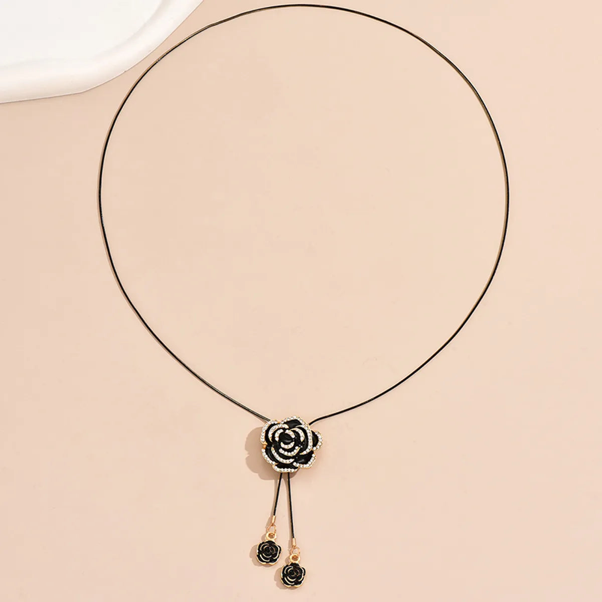 Original Design Flower Alloy Plating Women's Long Necklace