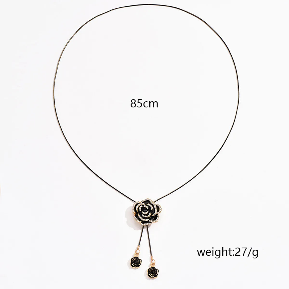 Original Design Flower Alloy Plating Women's Long Necklace