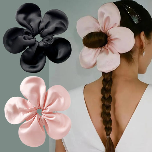 Original Design Flower Cloth Hair Tie