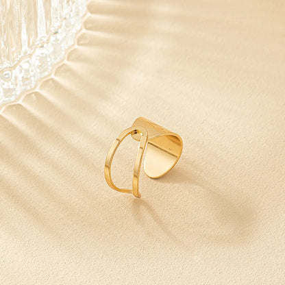 Original Design Simple Style Asymmetrical Alloy Wholesale Rings