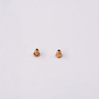 1 Pair Alloy Silica Gel Geometric Earplug