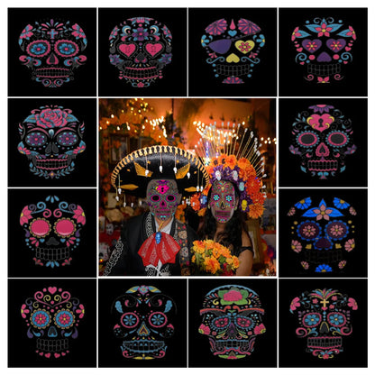 Party Colored Luminous Tattoo Face Sticker