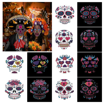 Party Colored Luminous Tattoo Face Sticker