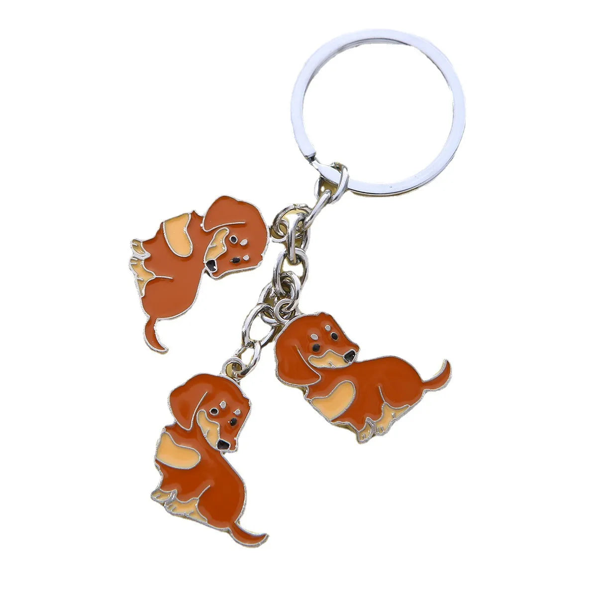 Pastoral Animal Metal Unisex Bag Pendant Keychain