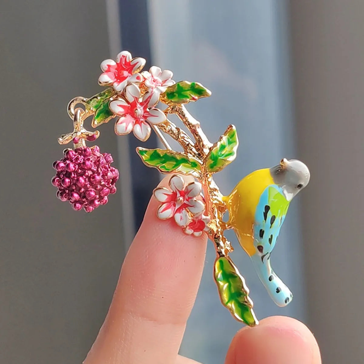 Pastoral Bird Alloy Plating Unisex Brooches