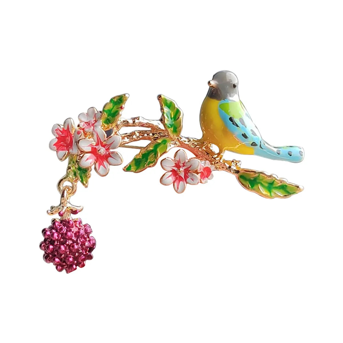 Pastoral Bird Alloy Plating Unisex Brooches