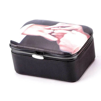 Pastoral Cartoon Pu Leather Jewelry Boxes