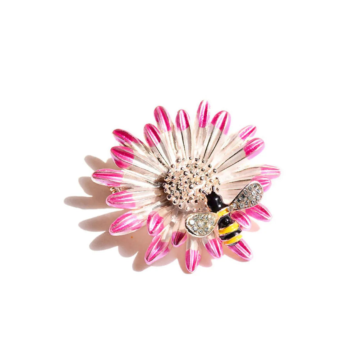 Pastoral Flower Alloy Inlay Rhinestones Women'S Brooches