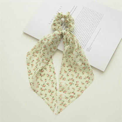 Pastoral Flower Cloth Hair Tie