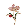 Pastoral Simple Style Animal Plant Bow Knot Alloy Inlay Rhinestones Unisex Brooches