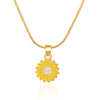 Pastoral Simple Style Daisy Alloy Copper Wholesale Pendant Necklace