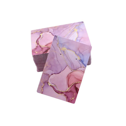 Pastoral Simple Style Tie Dye Paper Card Wholesale Jewelry Packaging Cardboard