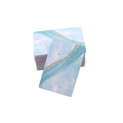 Pastoral Simple Style Tie Dye Paper Card Wholesale Jewelry Packaging Cardboard